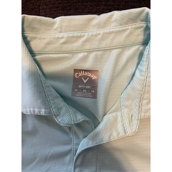 Callaway Mens Antigua Sand Opti-Dri™ Short Sleeve Performance Golf Polo Shirt XL - Picture 10 of 13